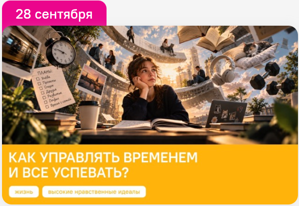 Разговоры о важном СПО, 2-4 курс. Классный час на 28 сентября. Как управлять временем и все успевать?